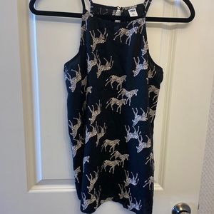 Zebra tank blouse M